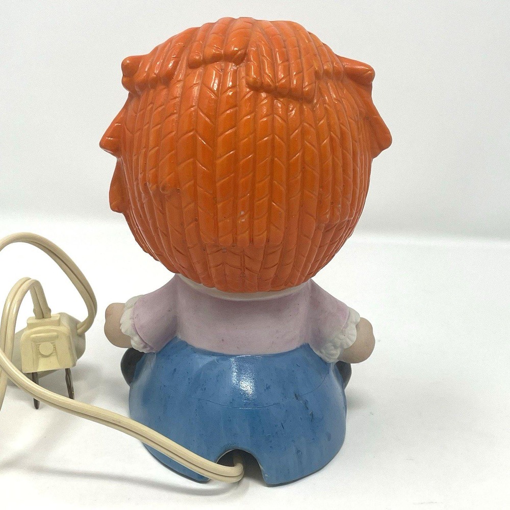 Vintage Lefton Raggedy Ann Porcelain Night Light Lamp 6" Japan Ceramic Kitsch - Picture 3 of 15